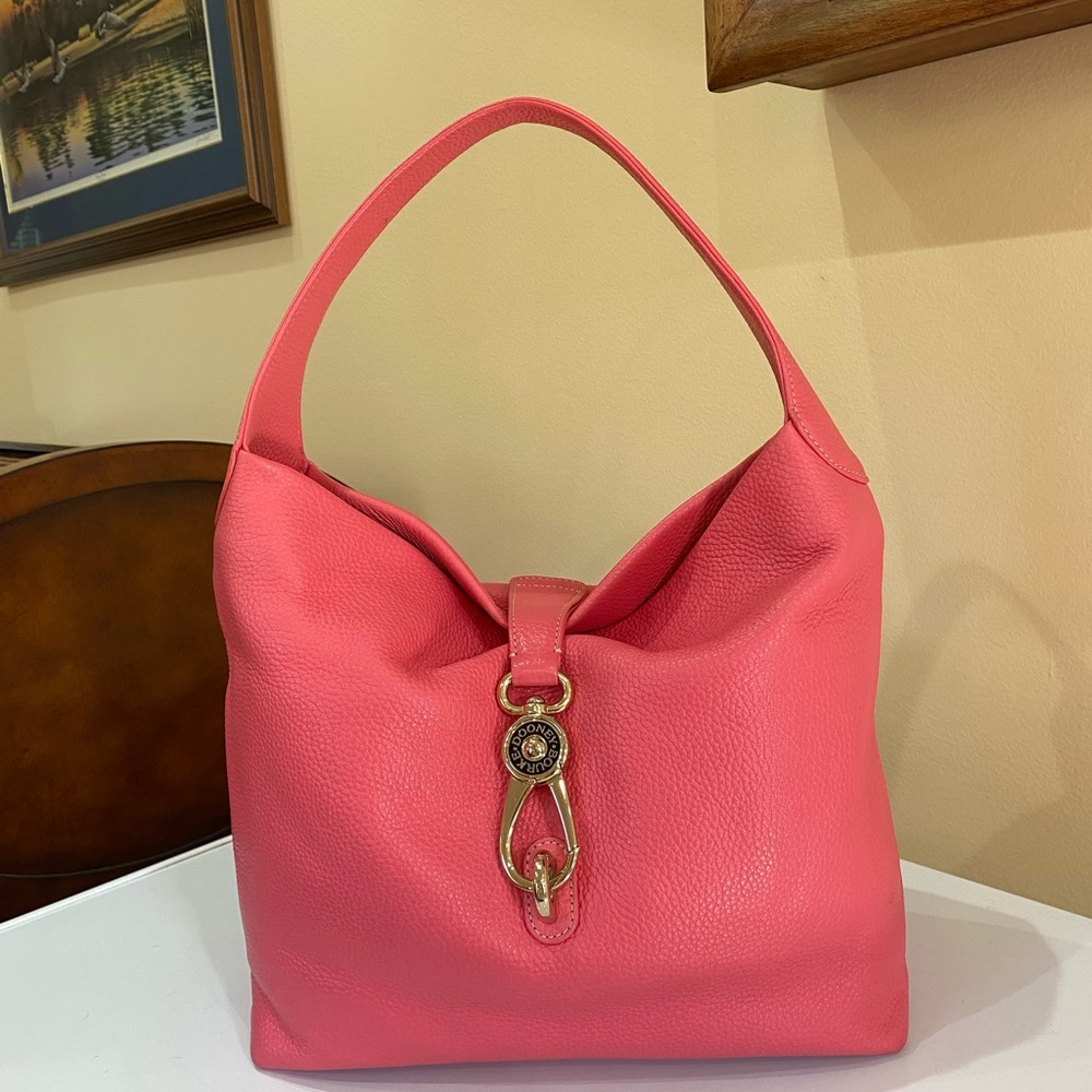 Great condition Bubblegum Pink Dooney and Burke Belvedere